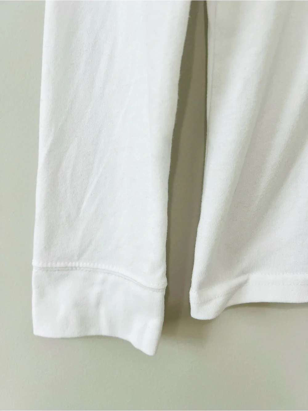 abercrombie kids White Long Sleeve Logo Tee - Size 11/12